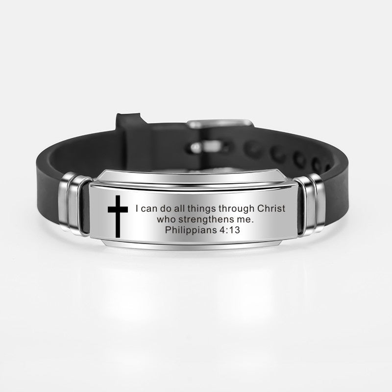 Classic Bible Verses Bracelet Bangle Christian Jewelry