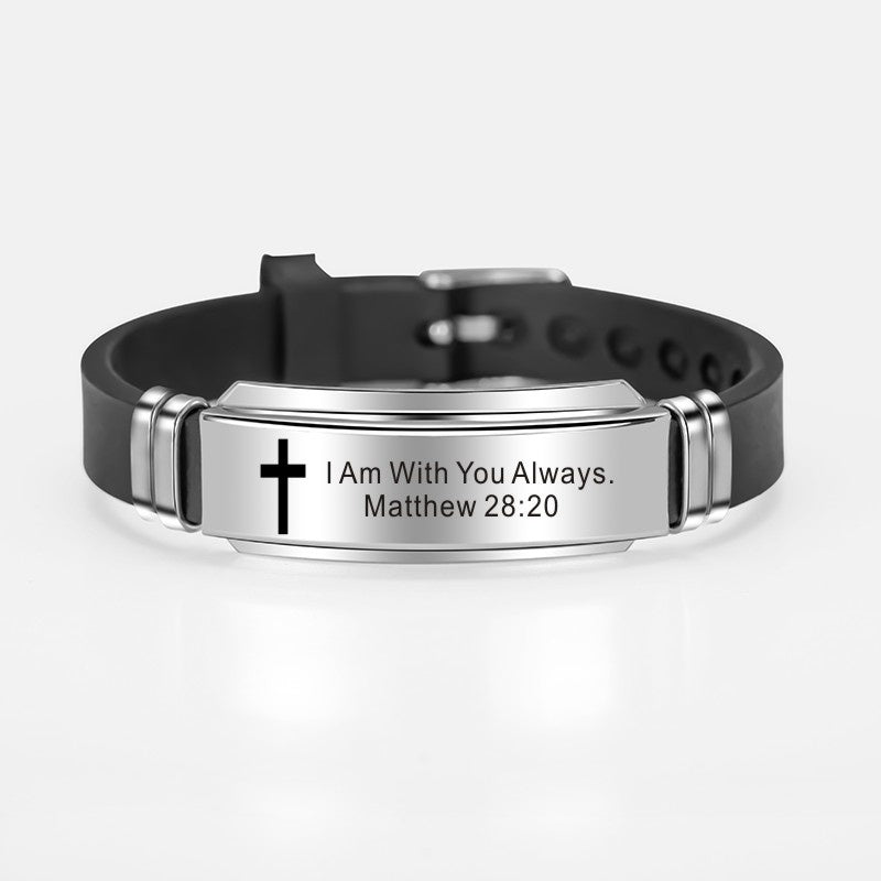 Classic Bible Verses Bracelet Bangle Christian Jewelry