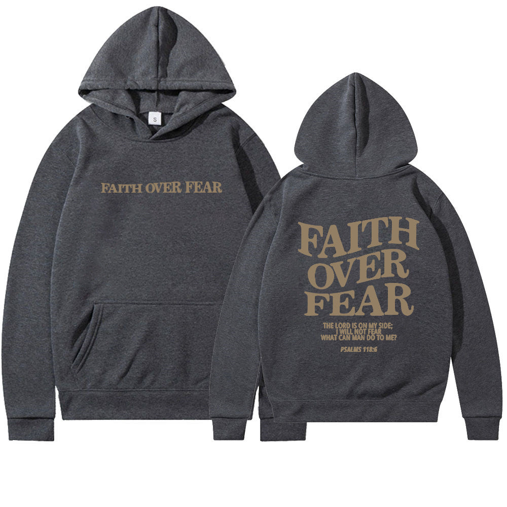 Faith Over Fear Christian Hoodie Christian Unisex