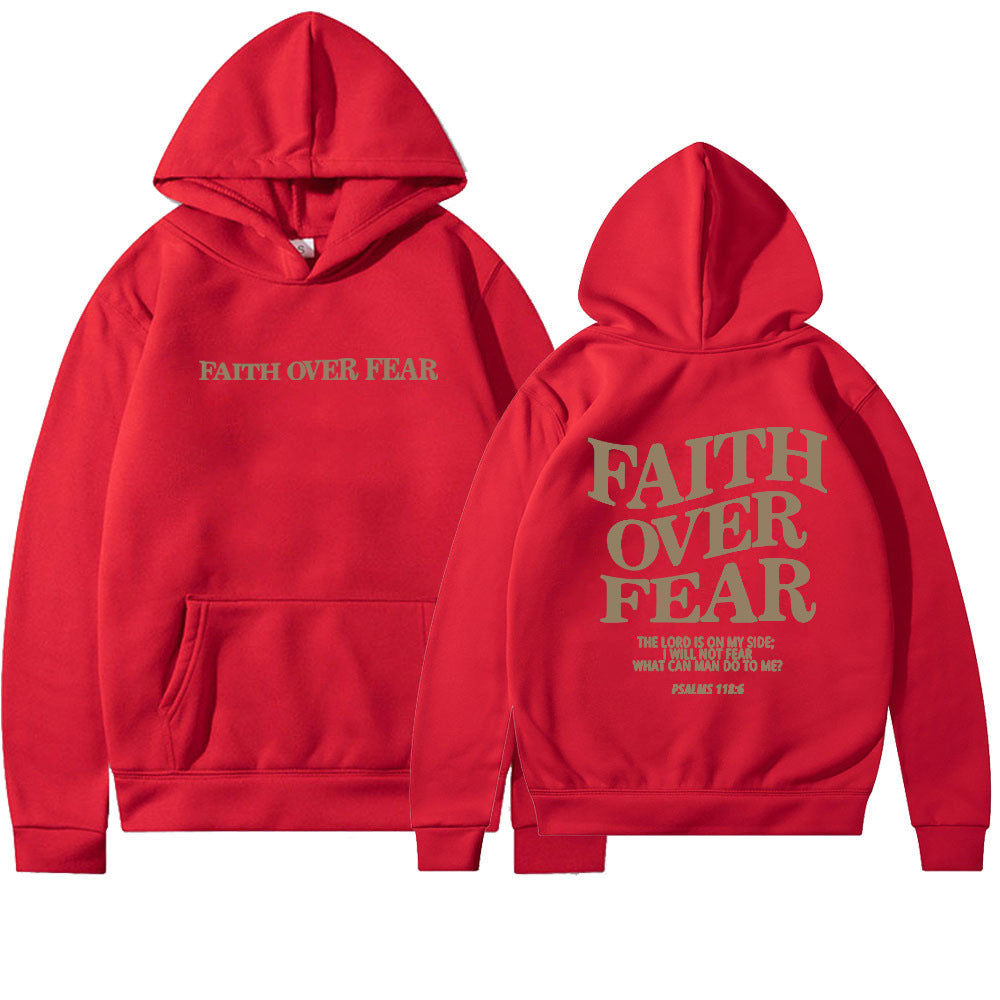 Faith Over Fear Christian Hoodie Christian Unisex
