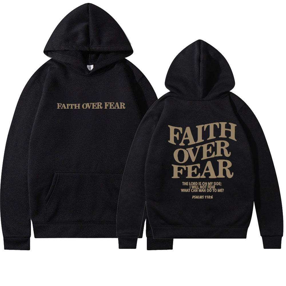 Faith Over Fear Christian Hoodie Christian Unisex