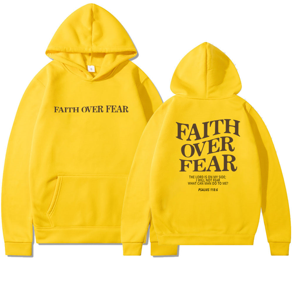 Faith Over Fear Christian Hoodie Christian Unisex