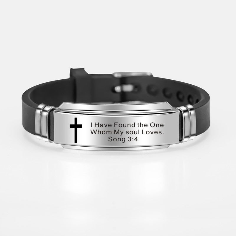 Classic Bible Verses Bracelet Bangle Christian Jewelry