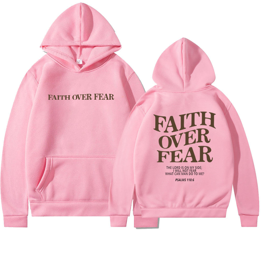 Faith Over Fear Christian Hoodie Christian Unisex