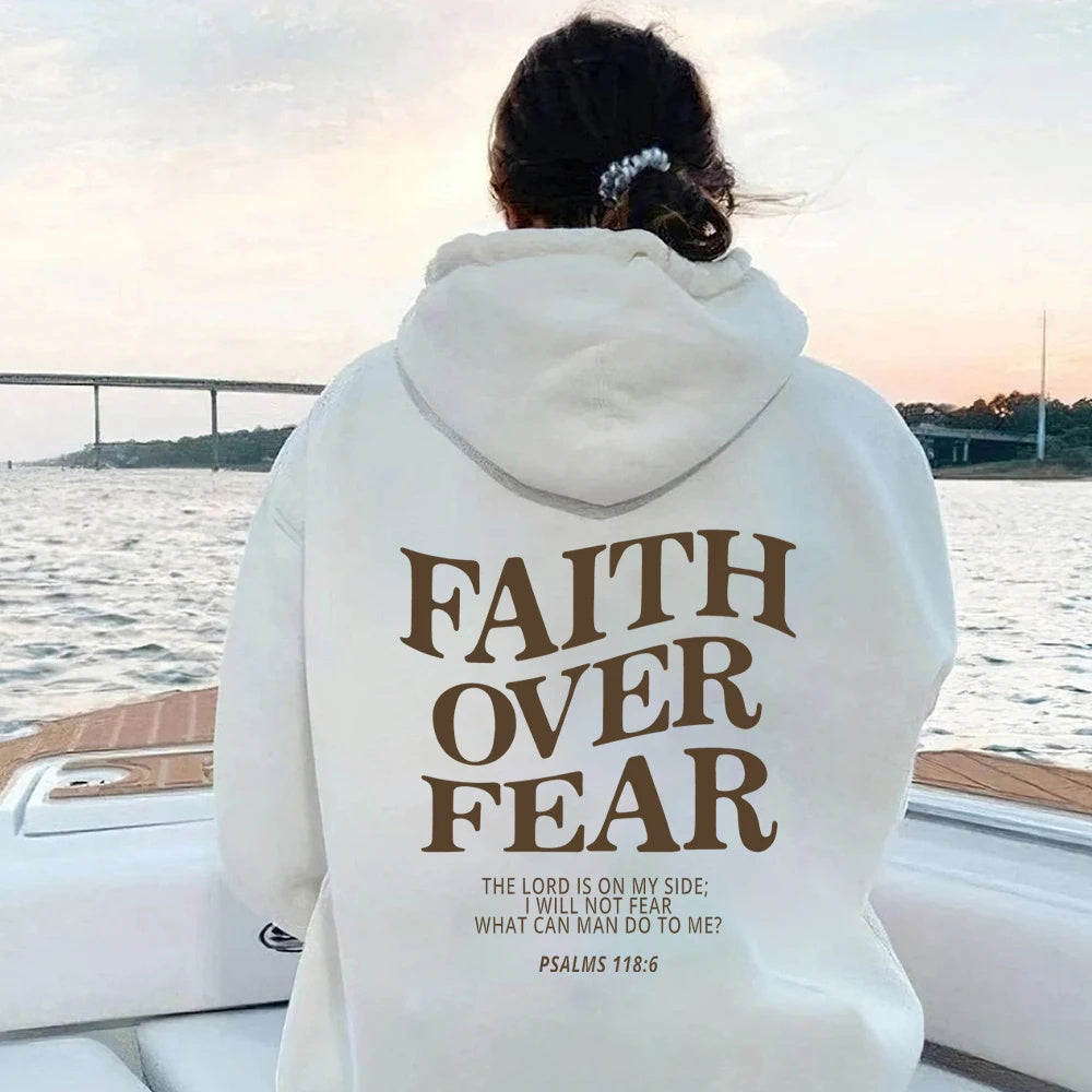 Faith Over Fear Christian Hoodie Christian Unisex