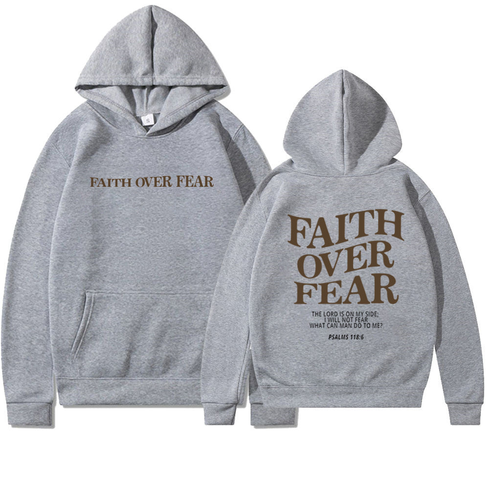 Faith Over Fear Christian Hoodie Christian Unisex