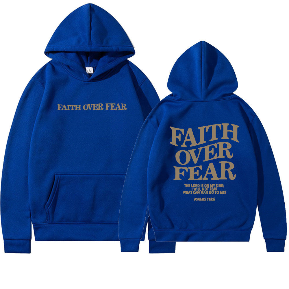 Faith Over Fear Christian Hoodie Christian Unisex